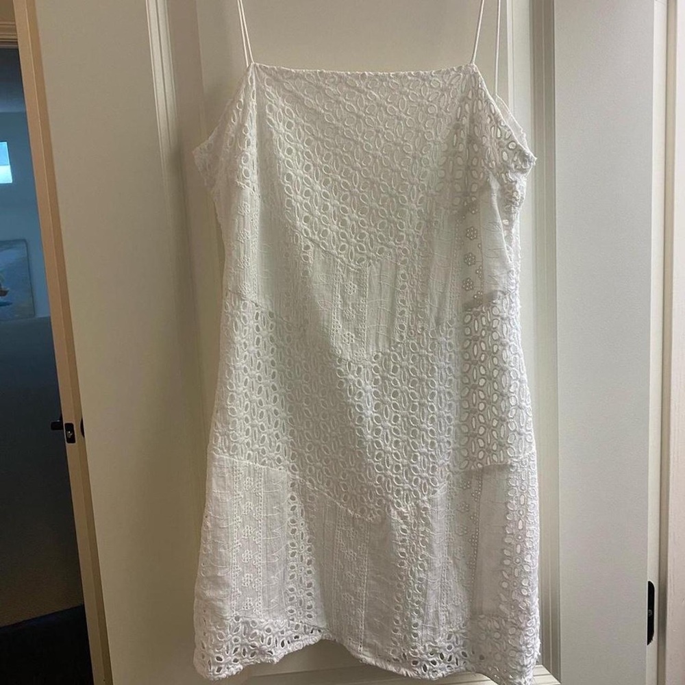 Sabo Skirt Eyelet Mini Dress